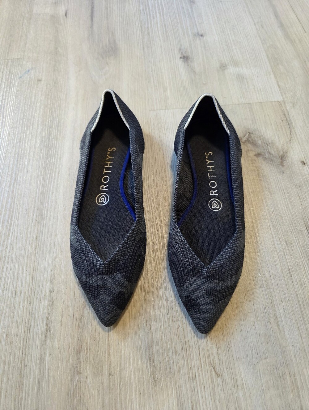 Rothy's Women's The Point Flat Size 7 Gray